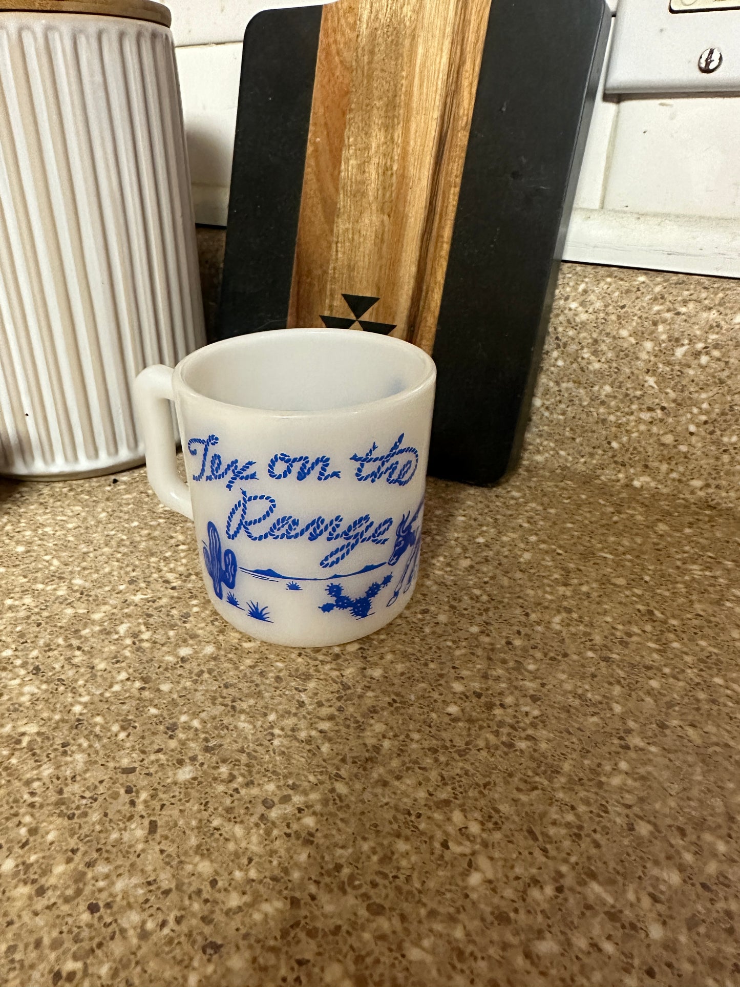 Tex on the range mug