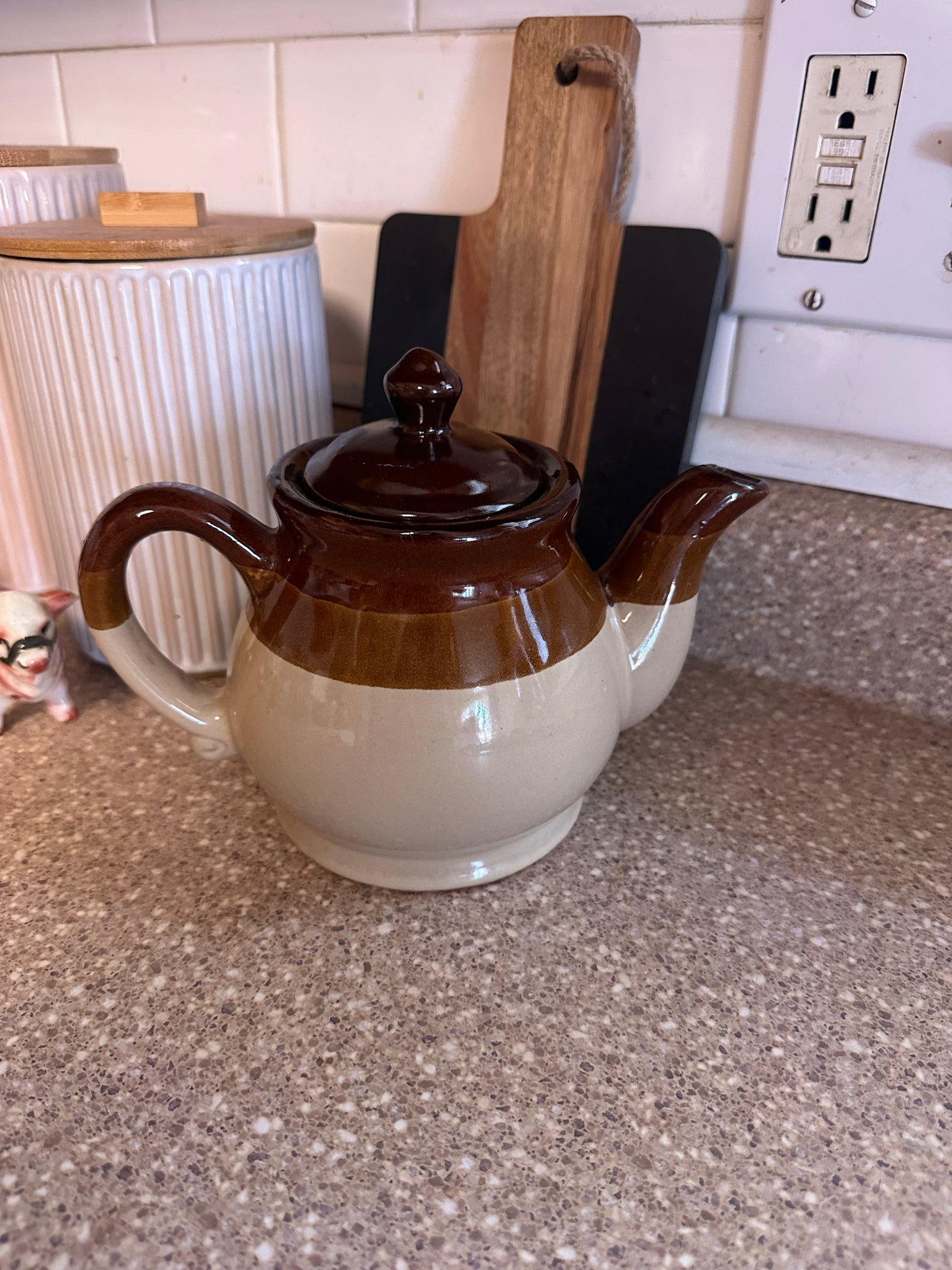 Crock teapot