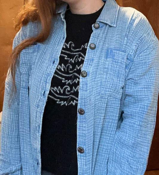Concho button up