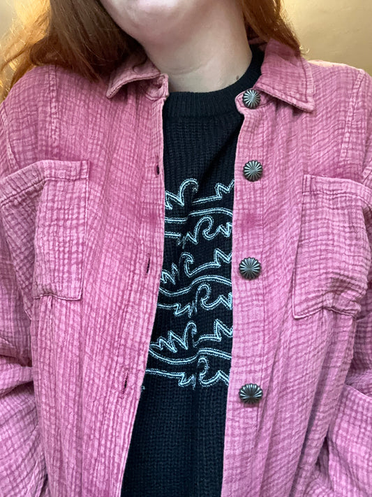 Concho button up