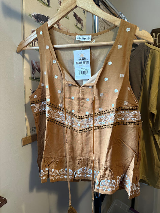 Embroidered Tank