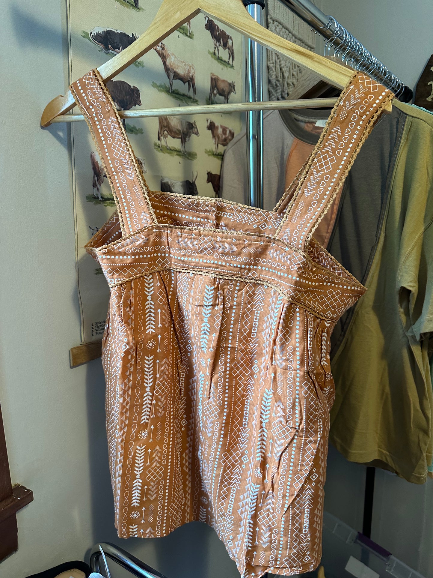 Button Back Tank