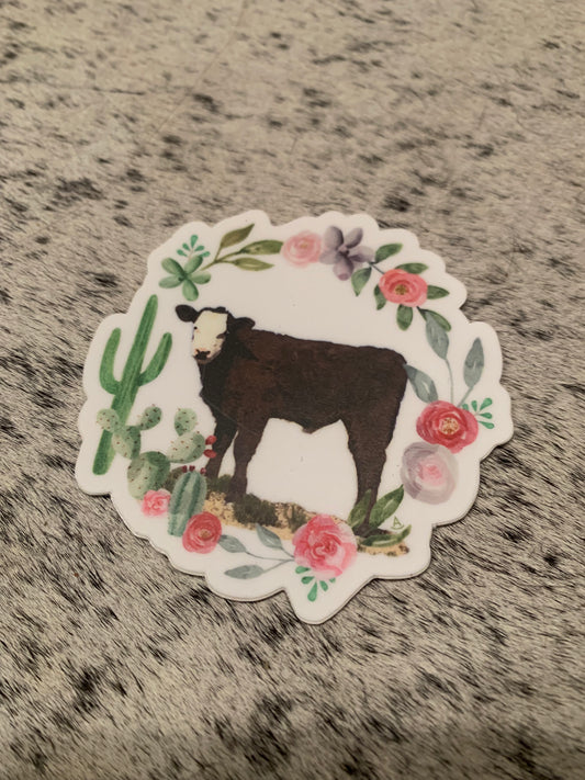 Cactus calf sticker
