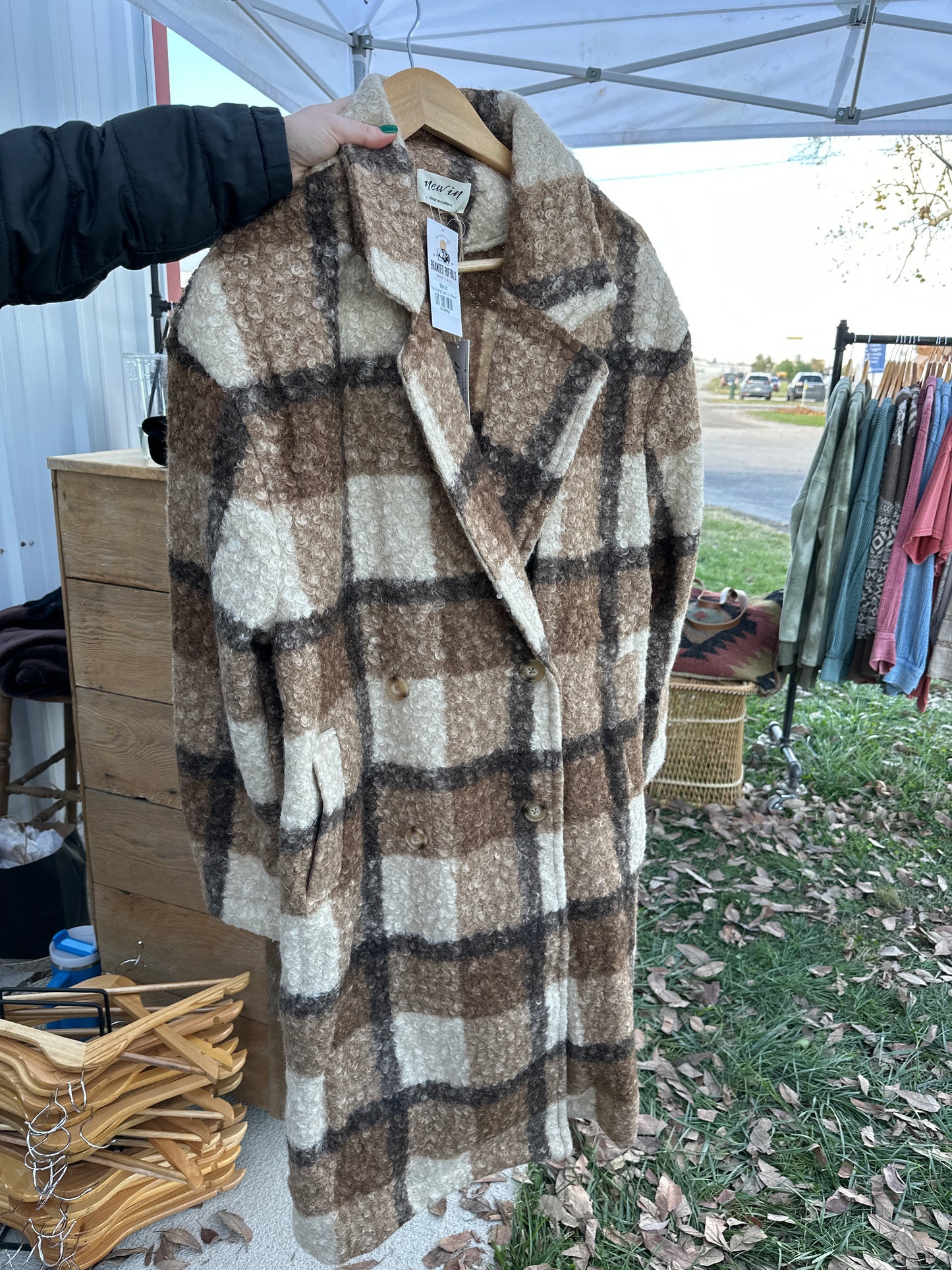 Plaid Long Coat