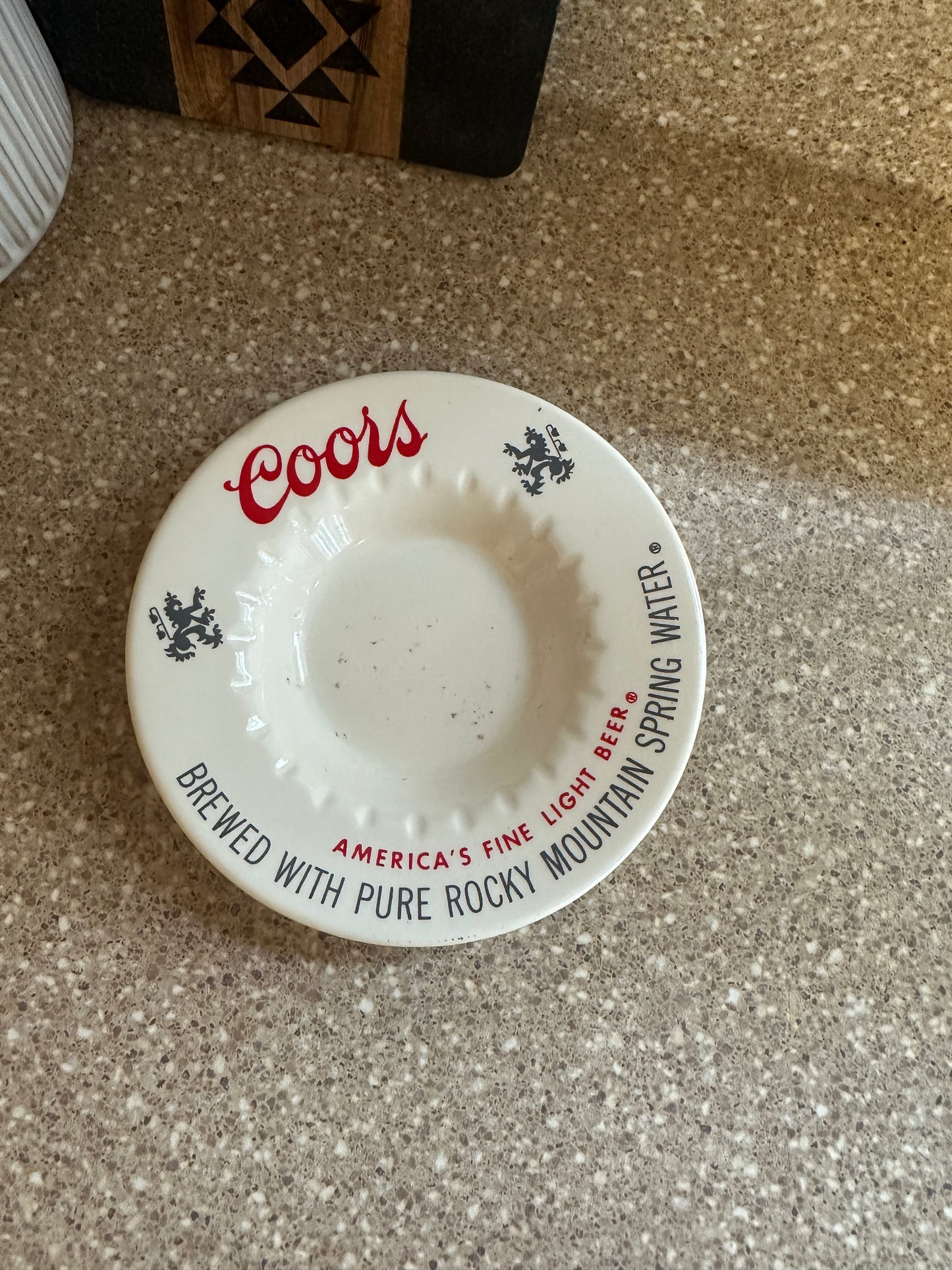Coors ashtray