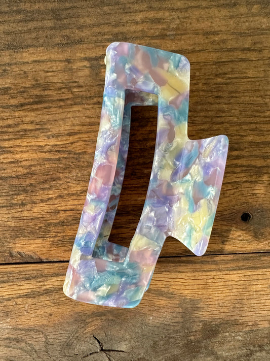 Multi color hair clip