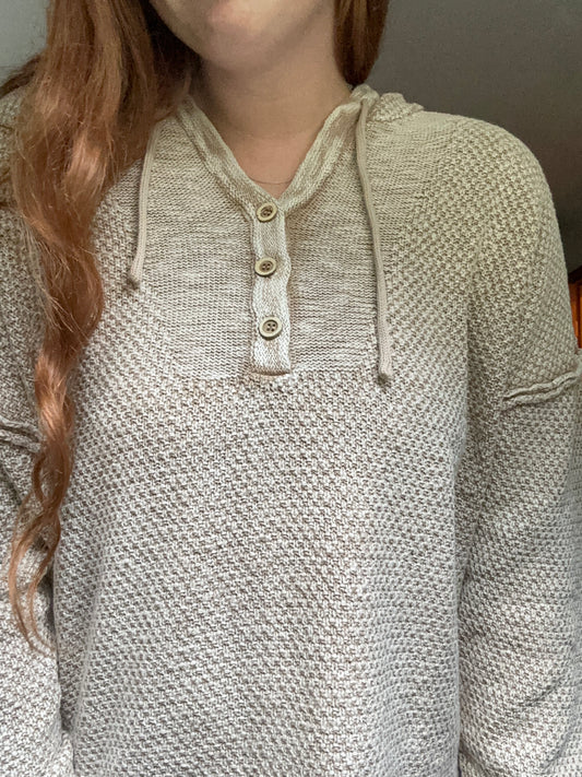 Mineral washed sweater