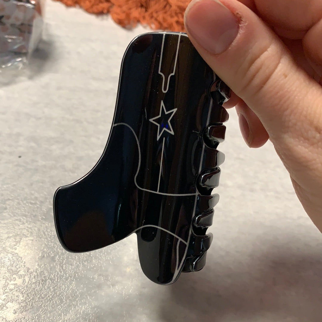 Cowboy Boot Claw Clip