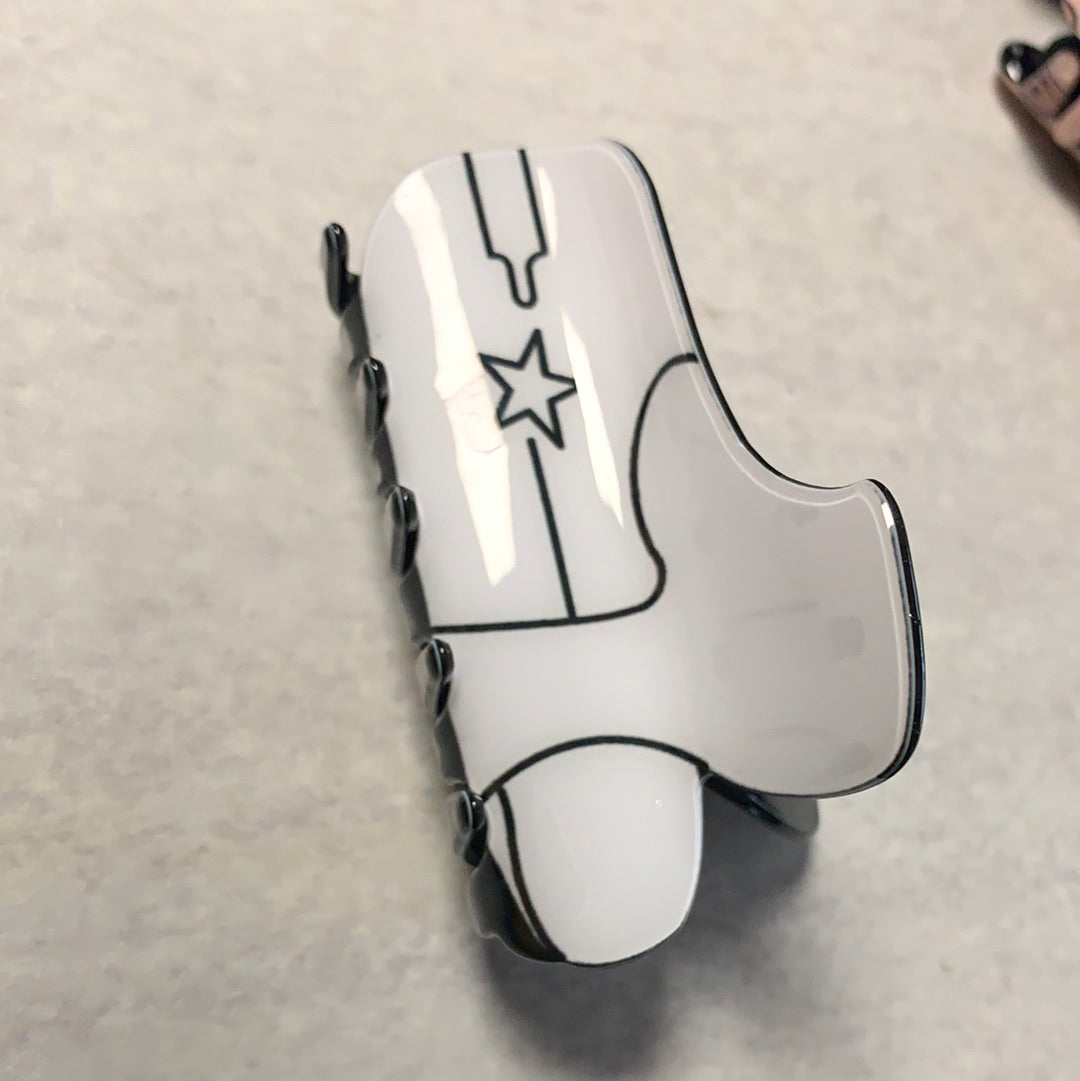 Cowboy Boot Claw Clip