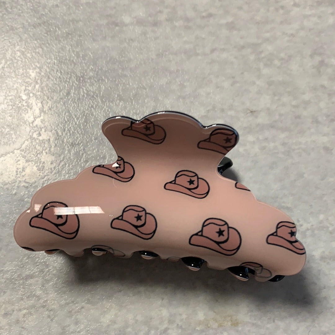 Clip with cowboy hats