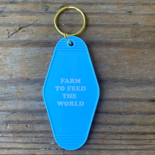 "Farm to Feed the World" Keychain