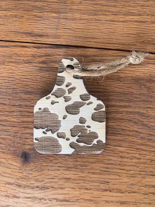 Ear tag ornament