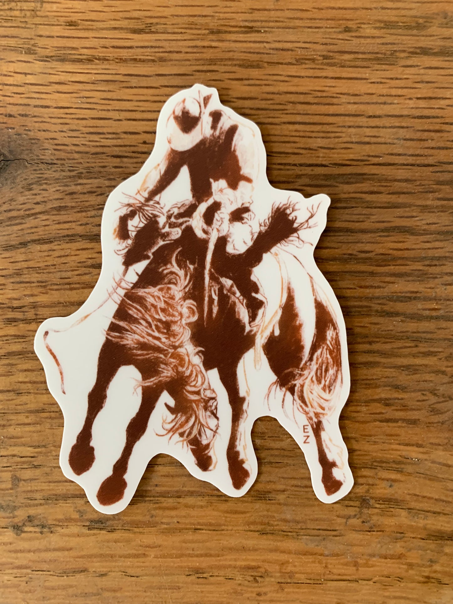 Bucking Bronc Sticker